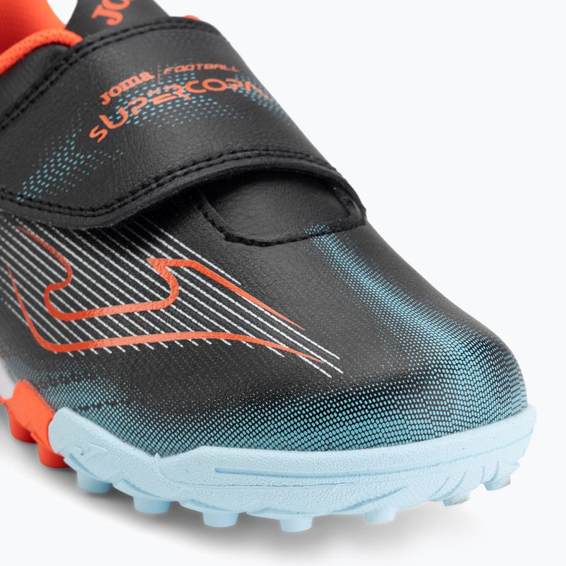 Scarpe da calcio per bambini Joma Supercopa Jr TF black 7