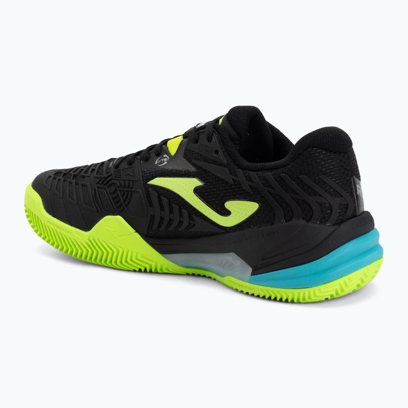 Scarpe da tennis da uomo Joma Roland C black/fluor yellow 3