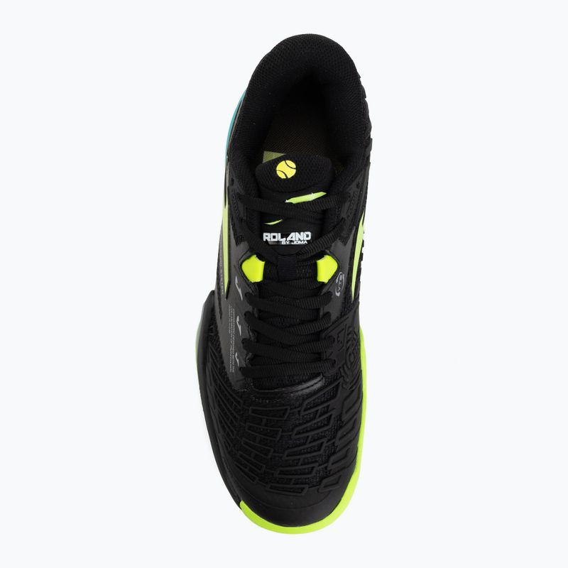 Scarpe da tennis da uomo Joma Roland C black/fluor yellow 5