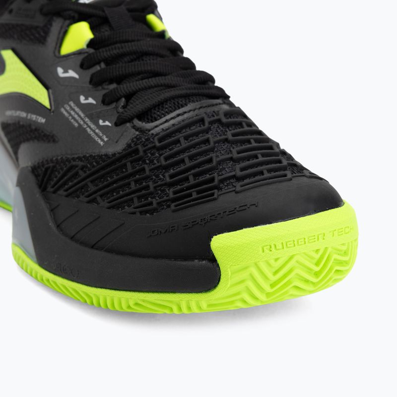 Scarpe da tennis da uomo Joma Roland C black/fluor yellow 7