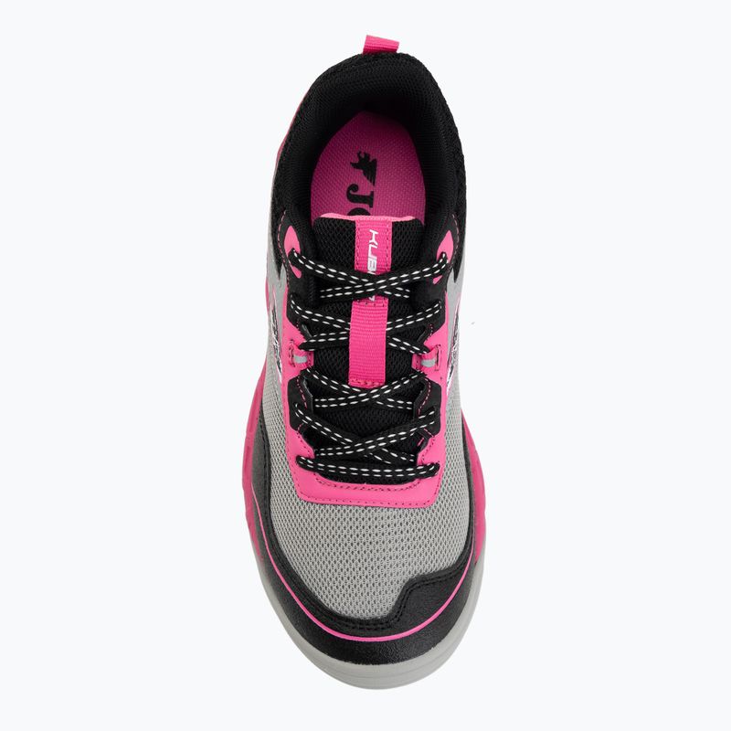 Scarpe da corsa per bambini Joma Kubor Jr gray/fuchsia 5