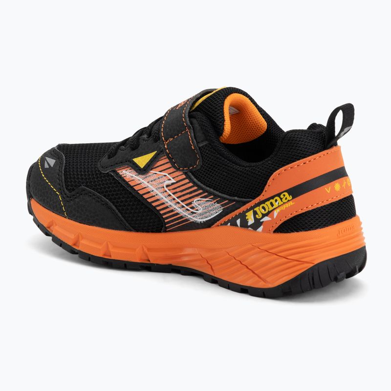 Scarpe da corsa per bambini Joma Tundra Jr black/orange 3