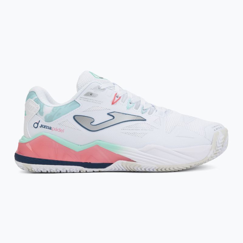 Scarpe da padel da donna Joma Spin Lady OM TSPILS2602OM white 2