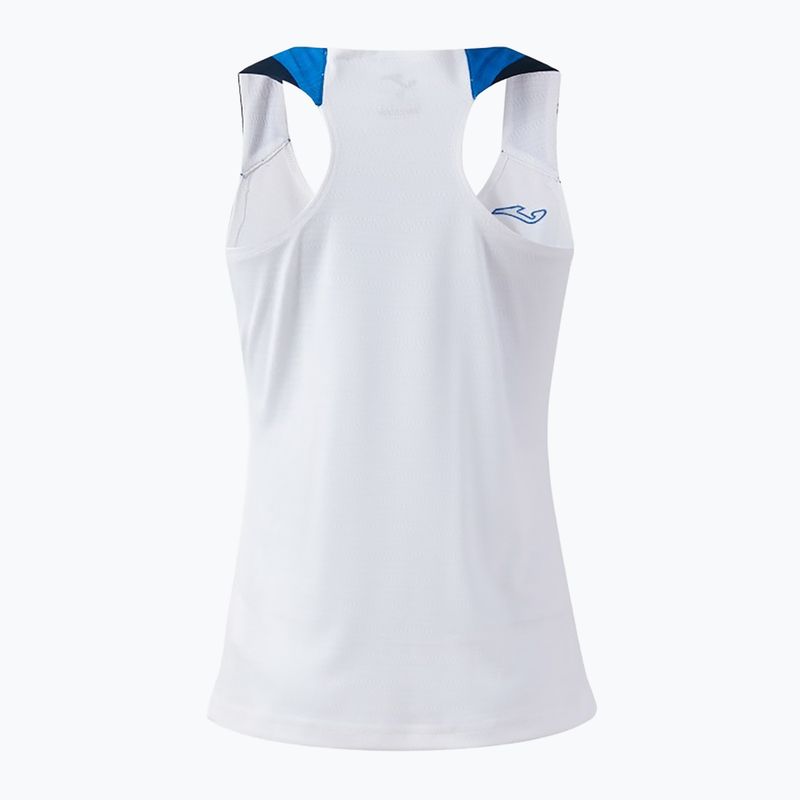 Maglietta da tennis da donna Joma Terra Tank Top white/royal 2