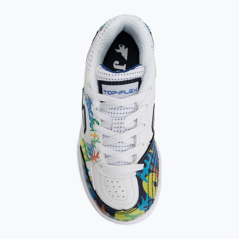 Scarpe da calcio bambino Joma Top Flex Jr IN white 5