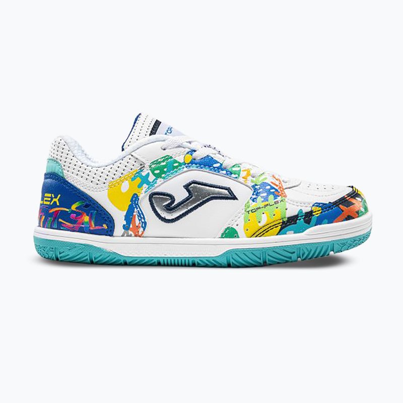 Scarpe da calcio bambino Joma Top Flex Jr IN white