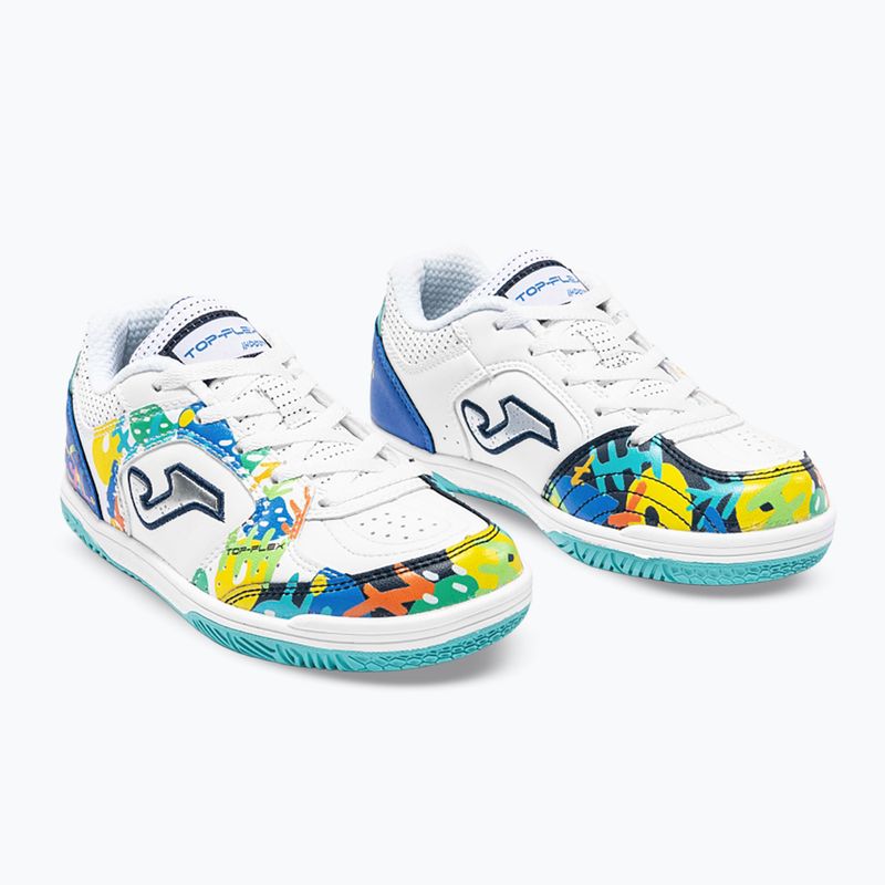Scarpe da calcio bambino Joma Top Flex Jr IN white 2