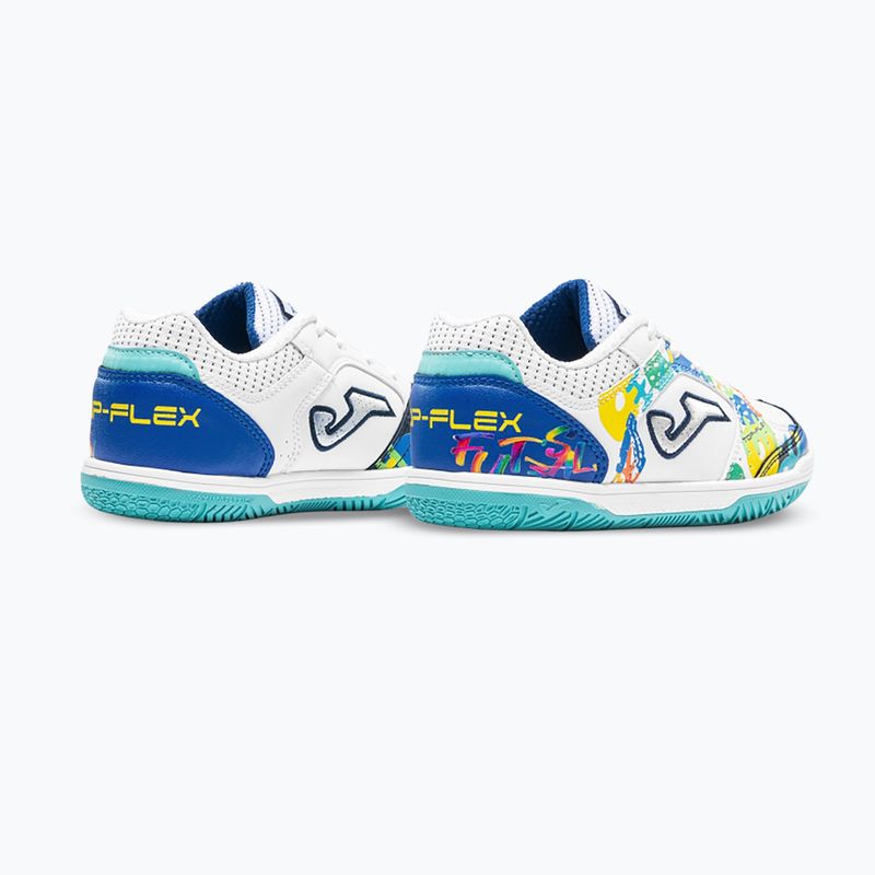 Scarpe da calcio bambino Joma Top Flex Jr IN white 3