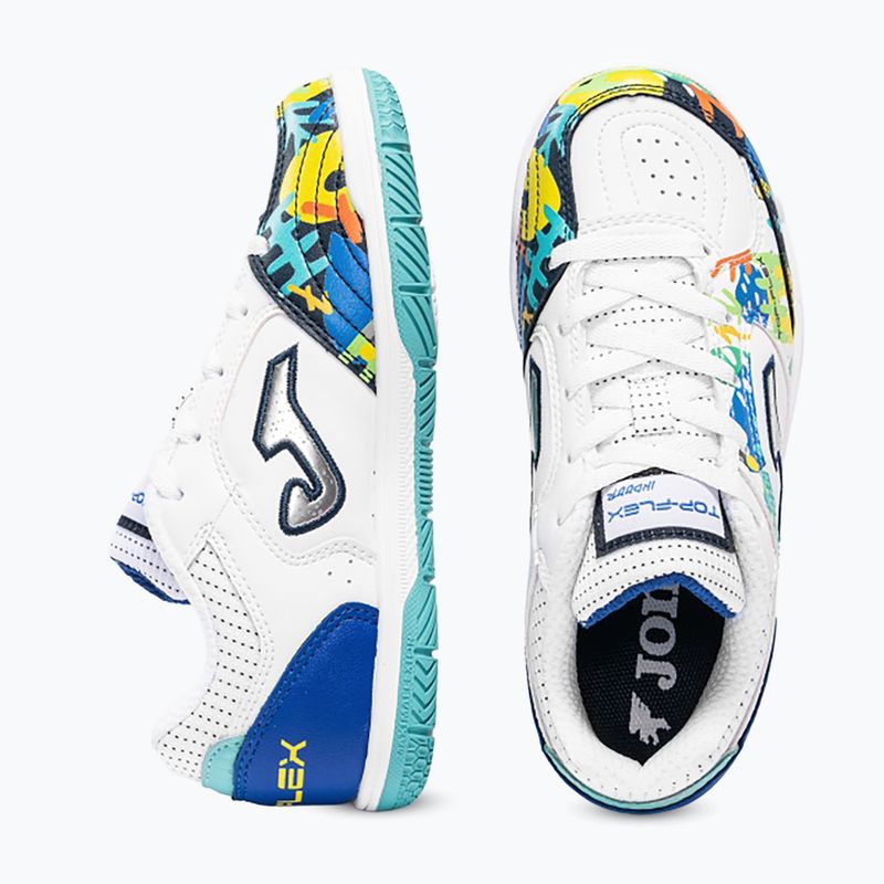Scarpe da calcio bambino Joma Top Flex Jr IN white 4