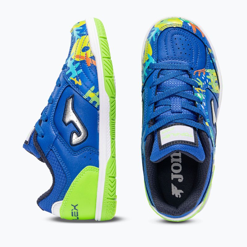 Scarpe da calcio bambino Joma Top Flex Jr IN royal blue 4