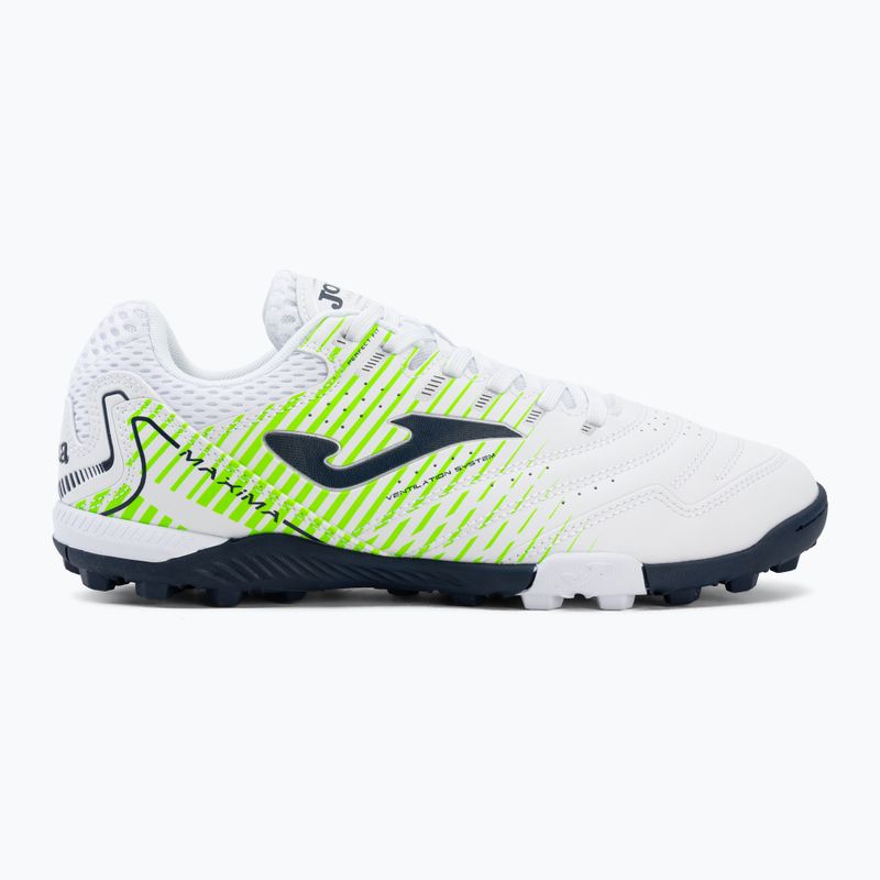 Scarpe da calcio uomo Joma Maxima TF white 2