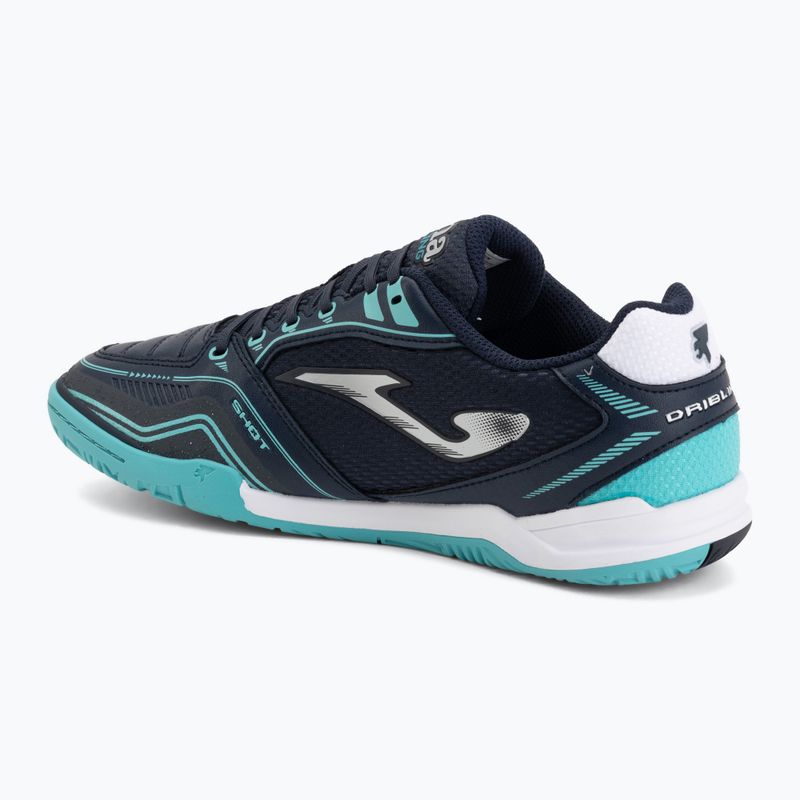 Scarpe da calcio uomo Joma Dribling Indoor navy blue 3