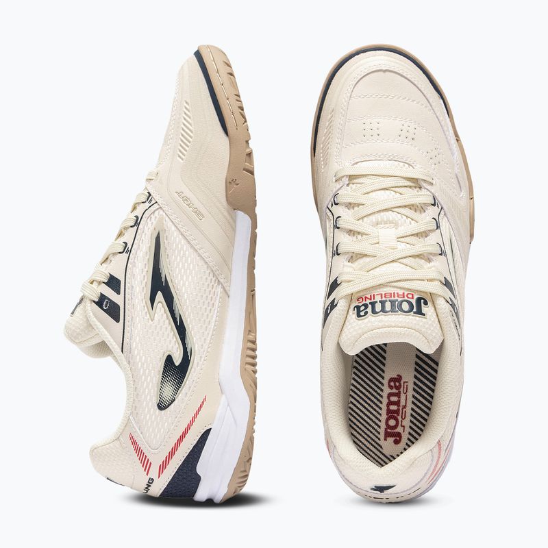 Scarpe da calcio uomo Joma Dribling Indoor beige 4