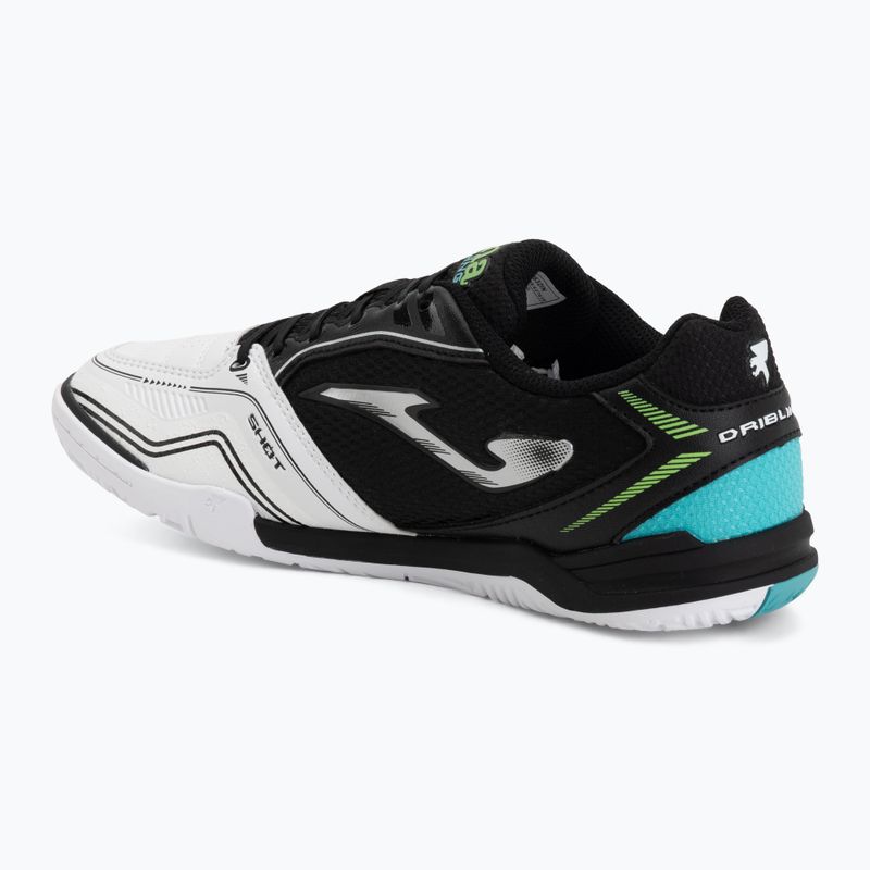 Scarpe da calcio uomo Joma Dribling Indoor white 3