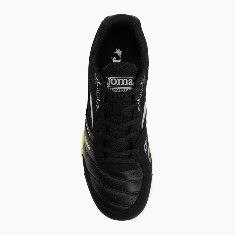 Scarpe da calcio uomo Joma Mundial Indoor black 5