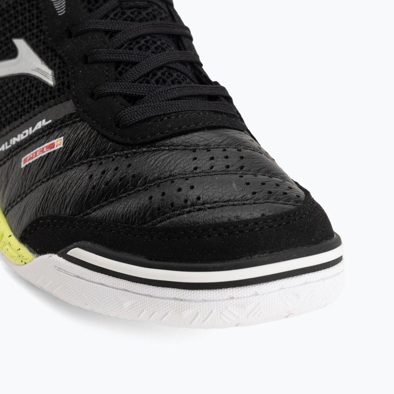 Scarpe da calcio uomo Joma Mundial Indoor black 7