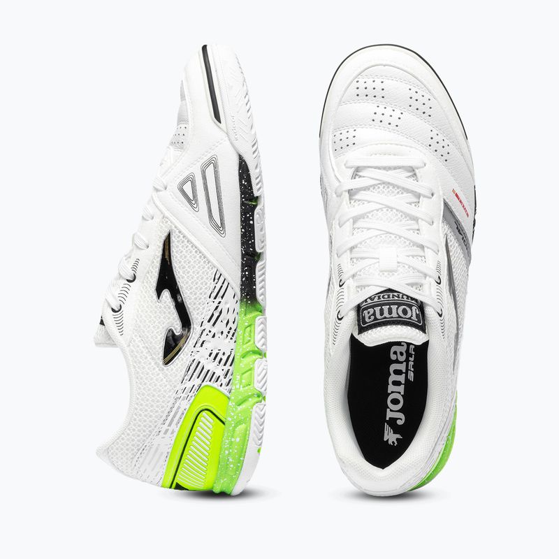 Scarpe da calcio uomo Joma Mundial Indoor white 4