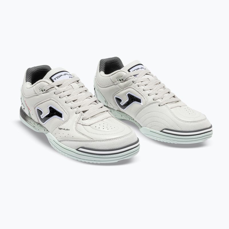 Scarpe da calcio uomo Joma Top Flex Indoor light grey