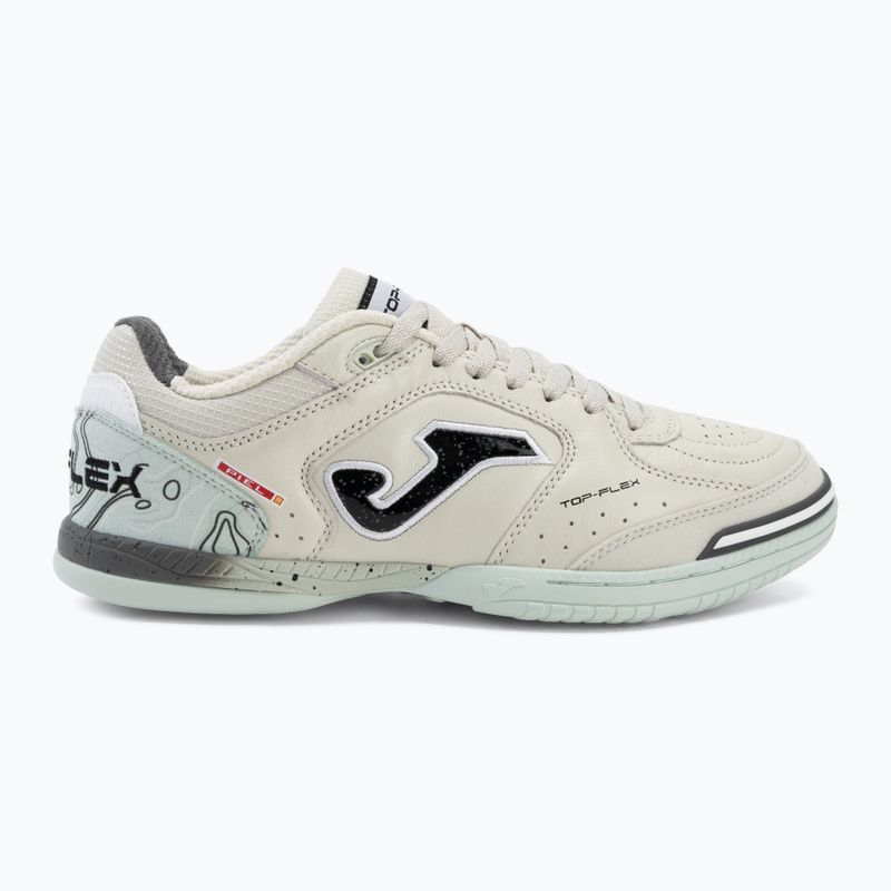 Scarpe da calcio uomo Joma Top Flex Indoor light grey 2