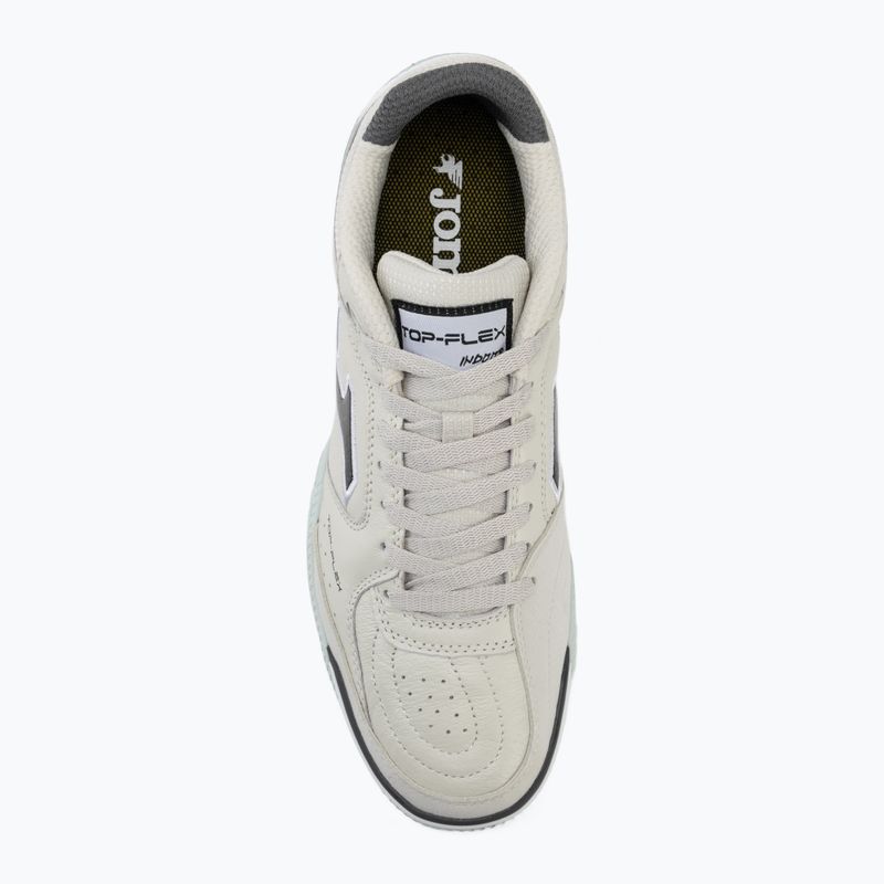 Scarpe da calcio uomo Joma Top Flex Indoor light grey 5