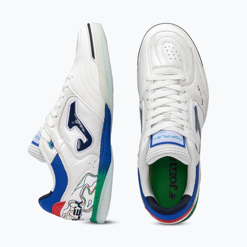 Scarpe da calcio uomo Joma Top Flex Indoor white 4