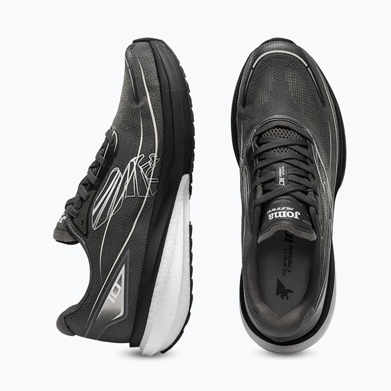 Scarpe da corsa uomo Joma Supercross grigio scuro 4