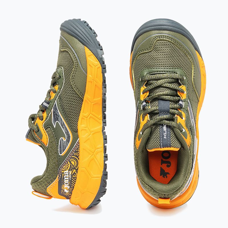 Scarpe da corsa per bambini Joma Kubor Jr khaki 4