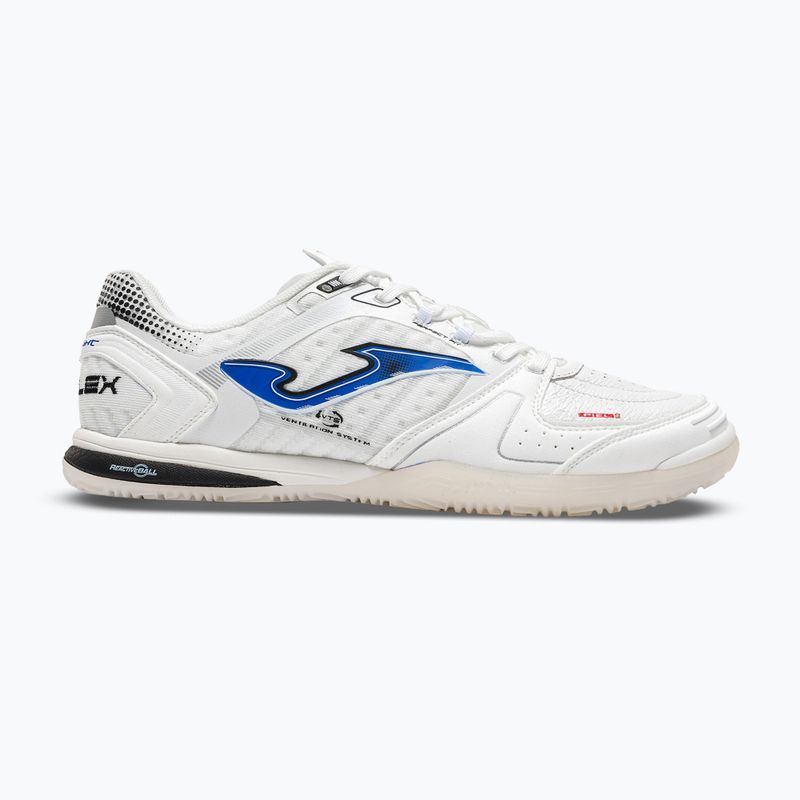 Scarpe da calcio uomo Joma Top Flex Ultralight Indoor white/royal blue