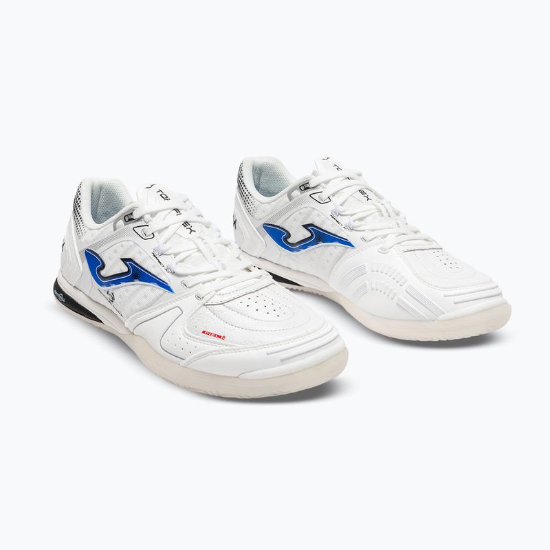 Scarpe da calcio uomo Joma Top Flex Ultralight Indoor white/royal blue 2