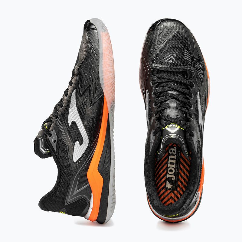 Scarpe da calcio uomo Joma Regate Carbon Indoor black 4