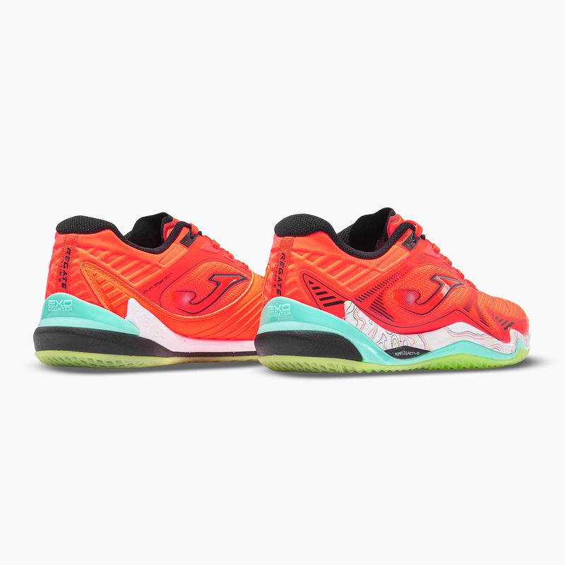 Scarpe da calcio uomo Joma Regate Plus Indoor coral 3