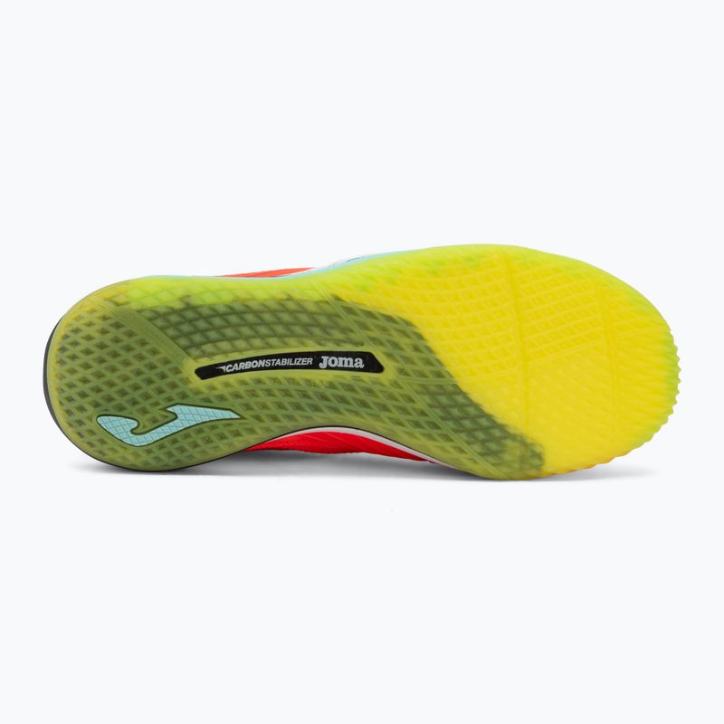 Scarpe da calcio uomo Joma Regate Plus Indoor coral 4
