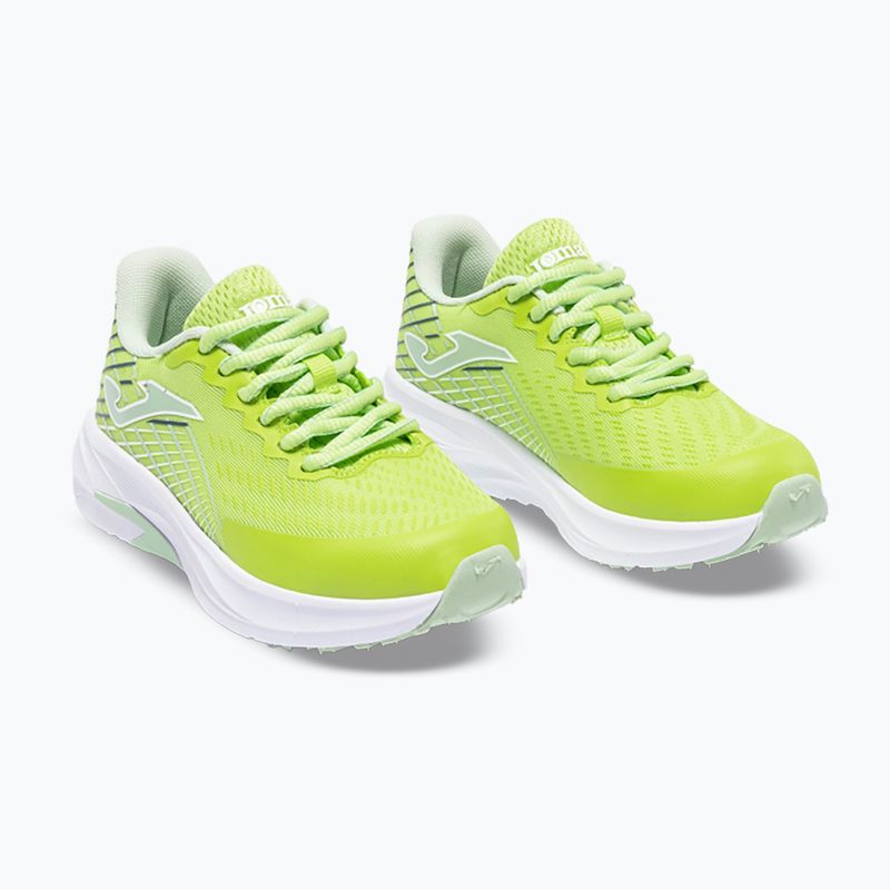 Scarpe da corsa per bambini Joma Supercross Jr fluor green 2