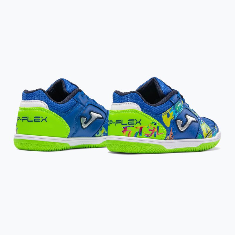 Scarpe da calcio bambino Joma Top Flex Jr TF royal blue 3