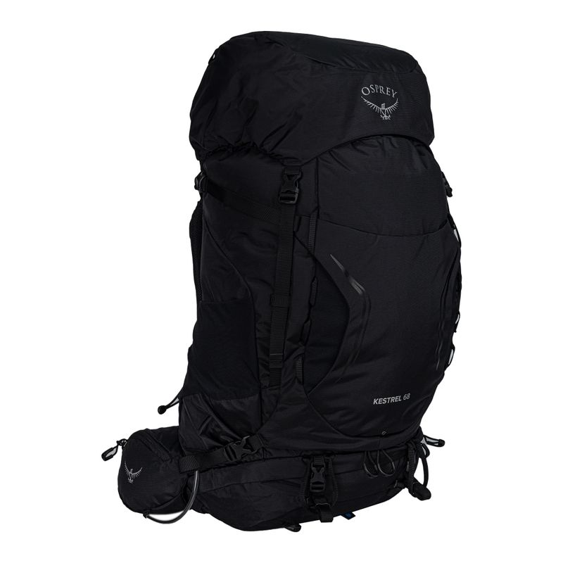 Zaino da trekking da uomo Osprey Kestrel 68 l 2022 nero