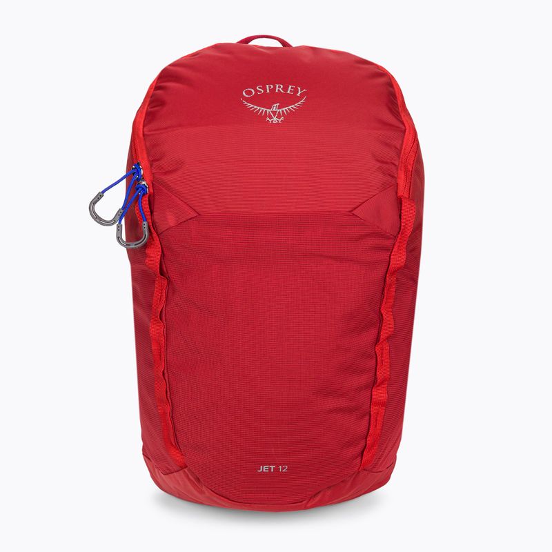 Zaino da trekking per bambini Osprey Jet 12 l rosso cosmico