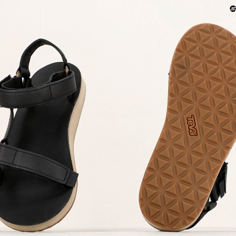 Sandali donna Teva Original Universal Leather nero 13