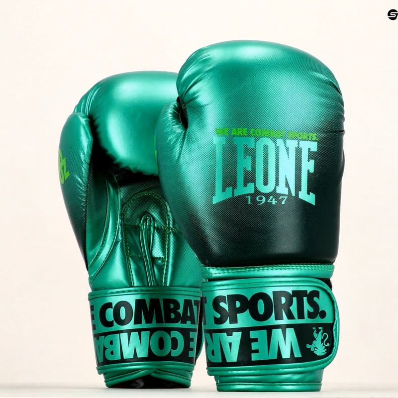 Guantoni da boxe LEONE 1947 Verde sfumato 9