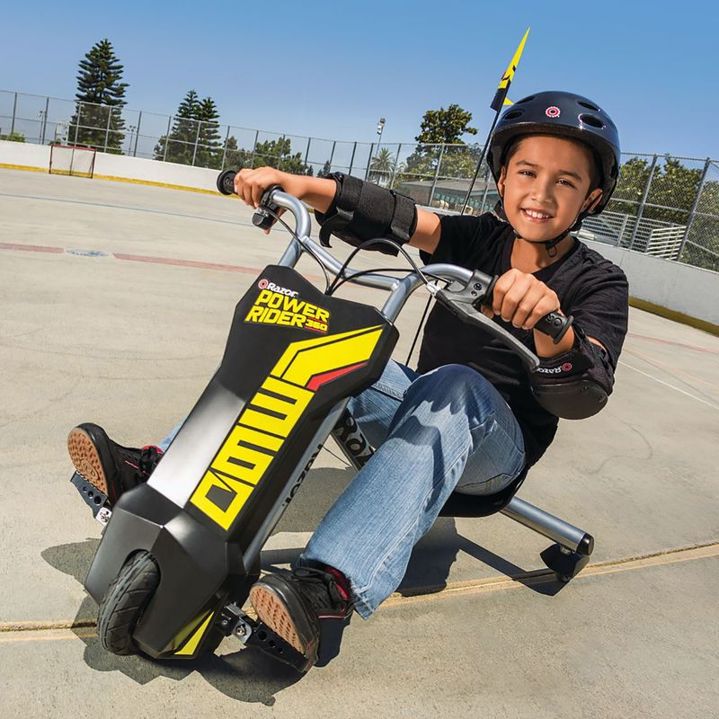 Razor PowerRider 360 nero/giallo, veicolo elettrico per bambini 9