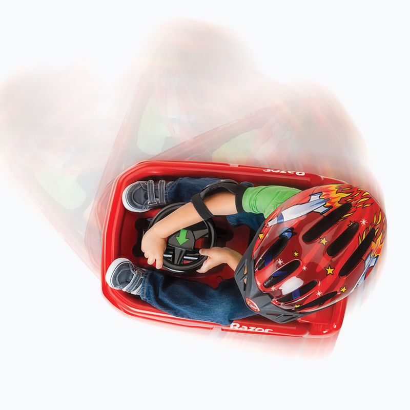 Go-kart elettrico per bambini Razor Lil' Crazy Cart rosso 7