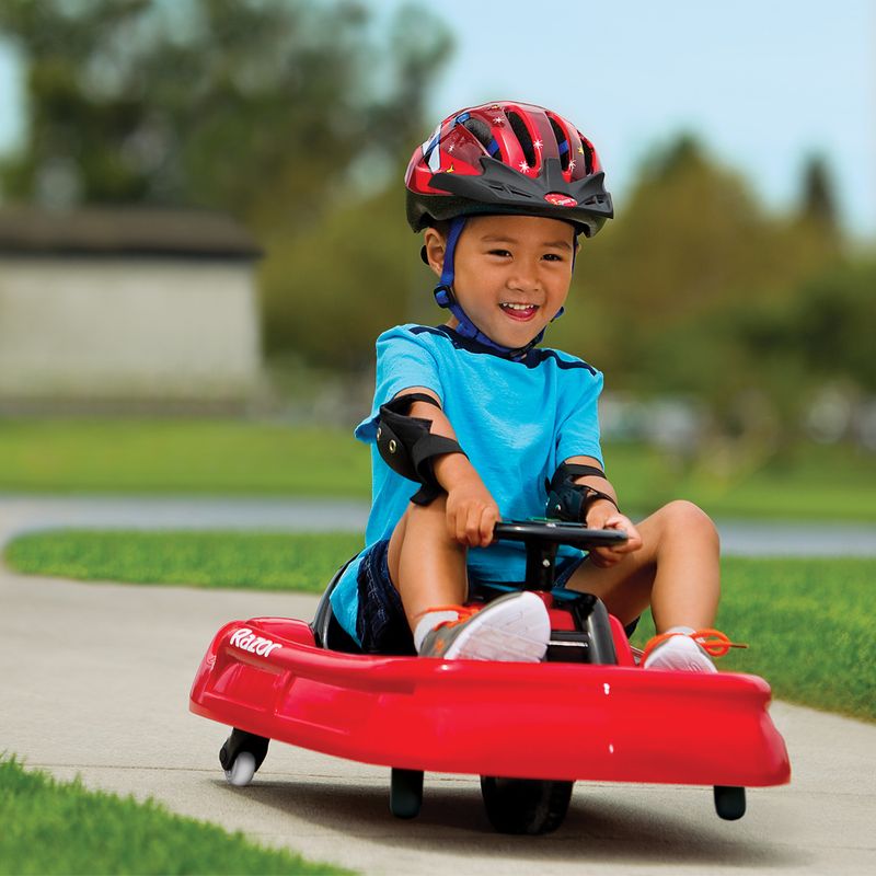 Go-kart elettrico per bambini Razor Lil' Crazy Cart rosso 11