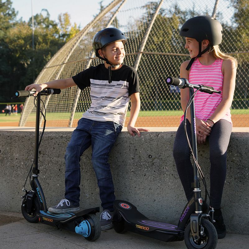 Scooter elettrico per bambini Razor E100 Powercore blu 5