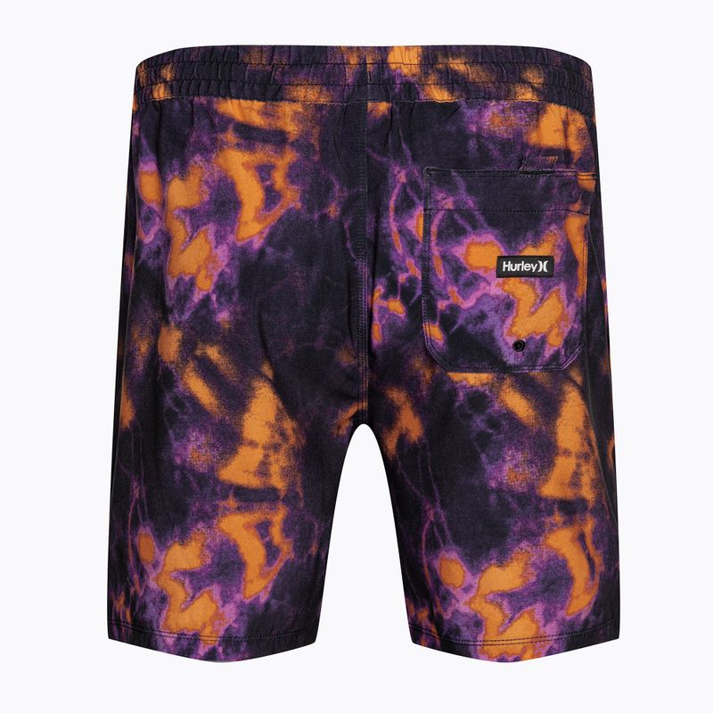Pantaloncini da bagno Hurley Cannonball Volley 17" neri da uomo 2