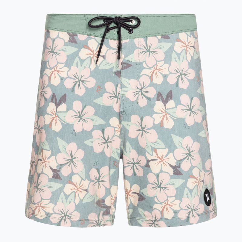 Pantaloncini da bagno Hurley Phantom Naturals Tailgate 18" cilantro da uomo