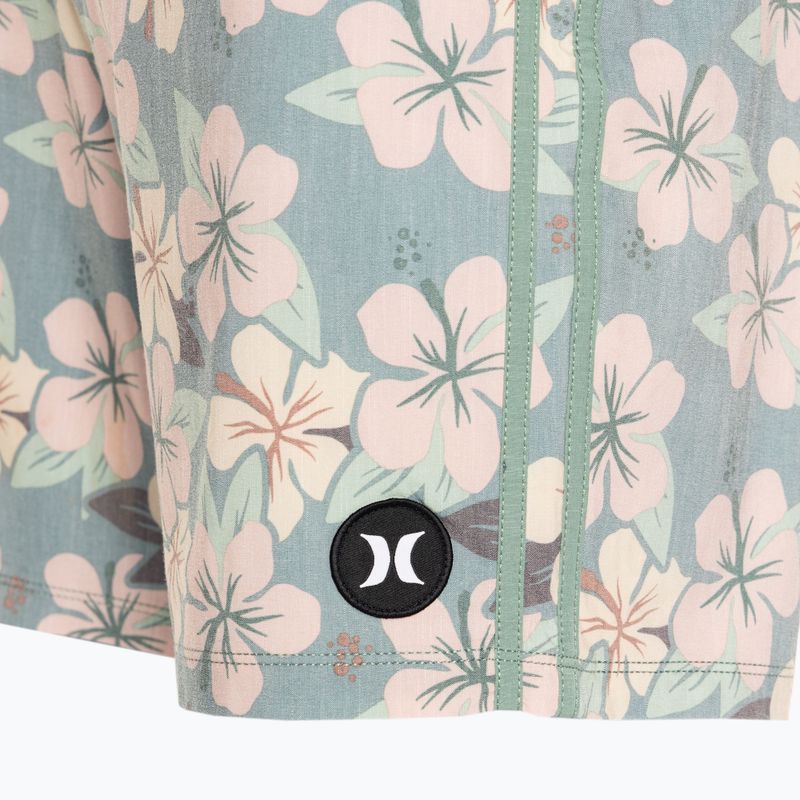 Pantaloncini da bagno Hurley Phantom Naturals Tailgate 18" cilantro da uomo 3