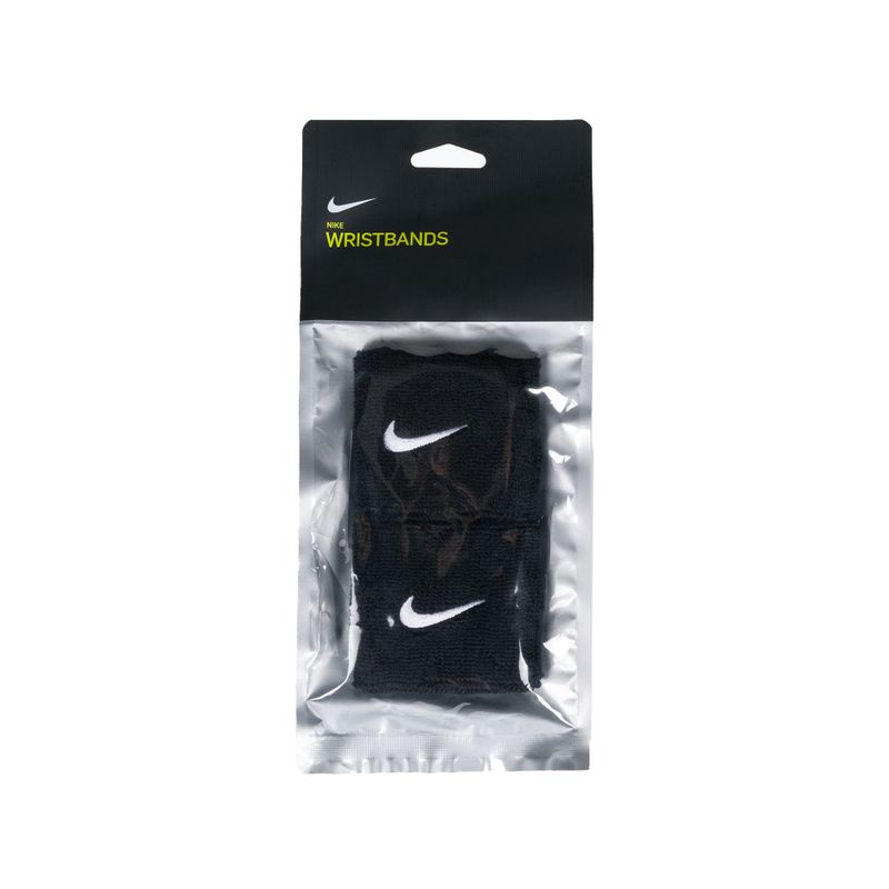 Polsini Nike Swoosh 2 pezzi nero.