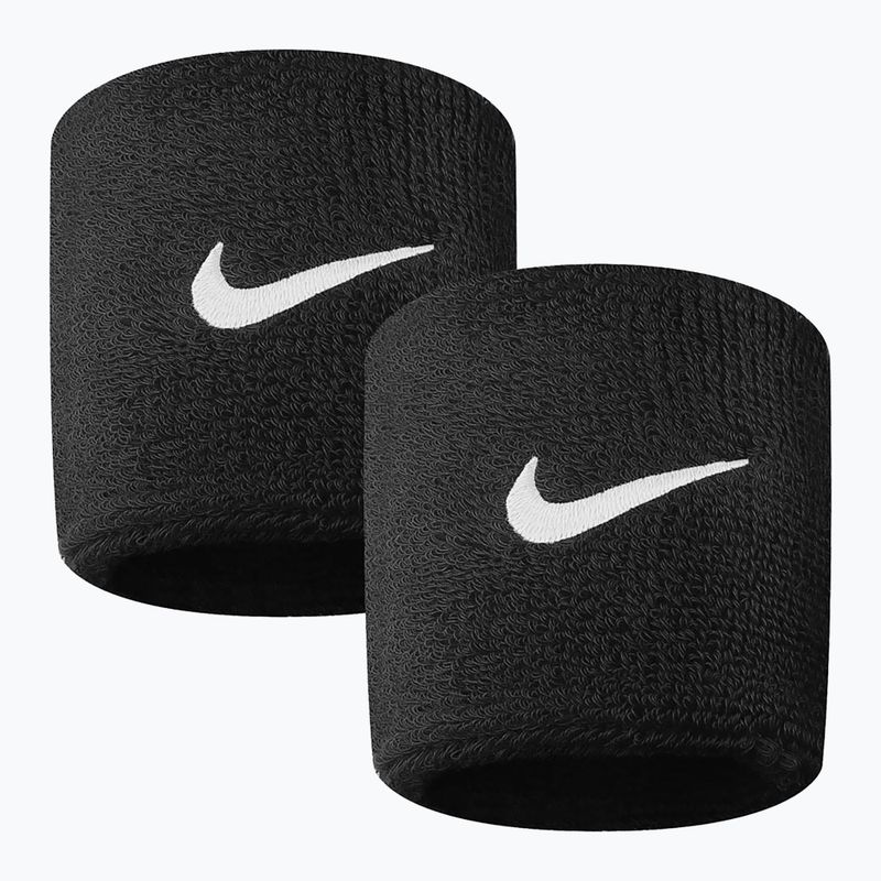 Polsini Nike Swoosh 2 pezzi nero. 2