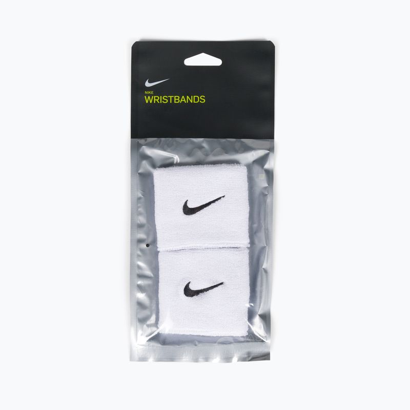 Polsini Nike Swoosh 2 pezzi bianco.