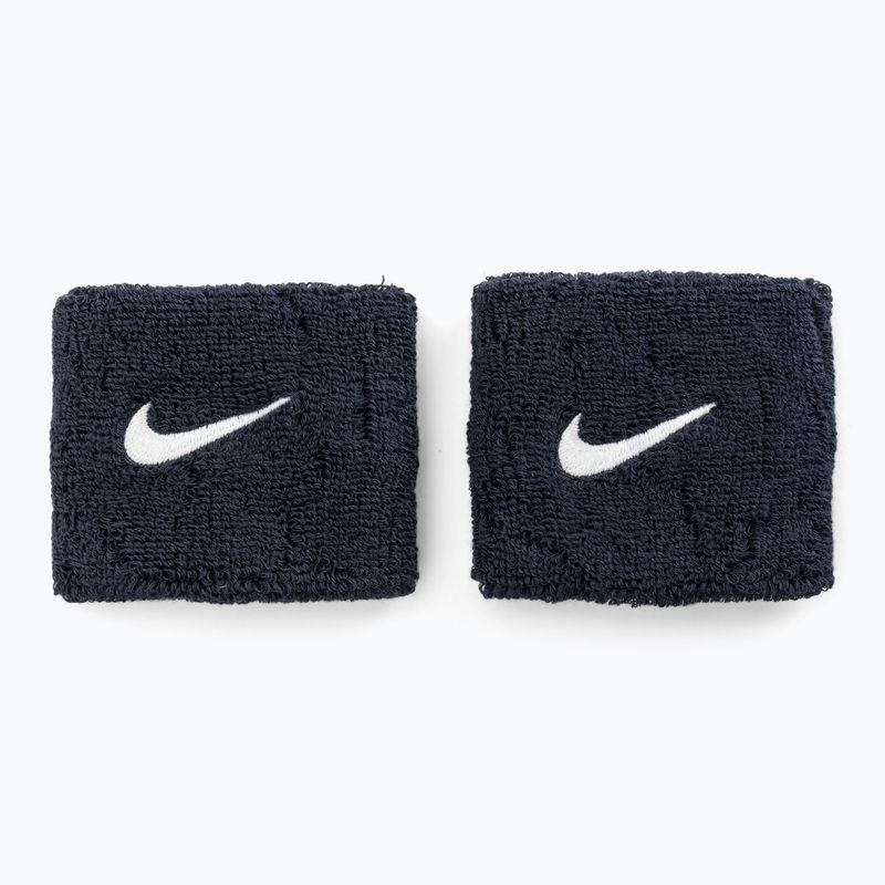 Polsini Nike Swoosh 2 pezzi ossidiana/bianco 2