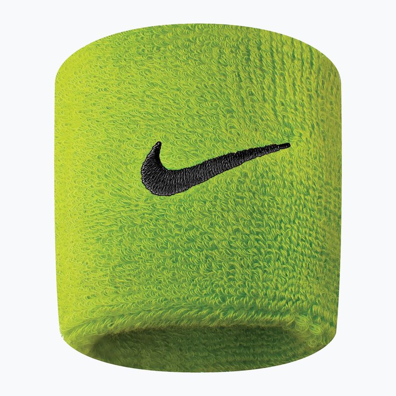 Polsini Nike Swoosh 2 pezzi verde atomico/nero